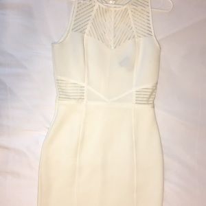 White bodycon dress